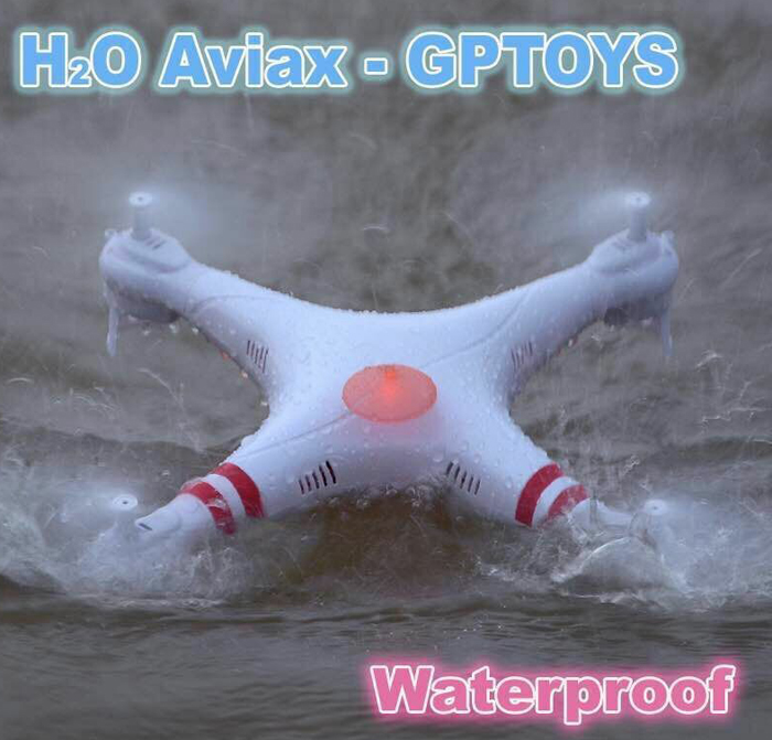 Video: GPtoys H2O Aviax – vodotěsná kvadkoptéra v akci
