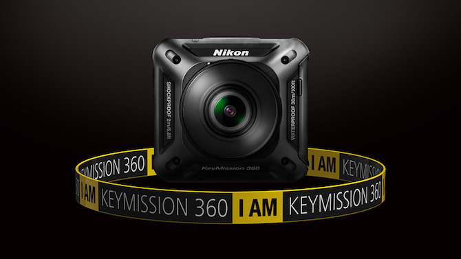 Nikon KeyMission 360 – akční kamera s úhlem záběru 360 stupňů