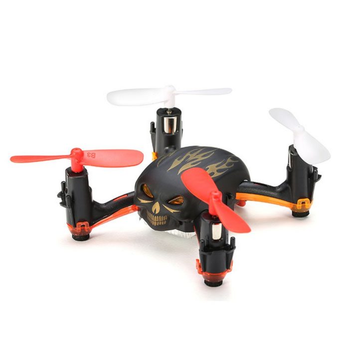 Global Drone GW008 Mini Skull – death metalový mini dron