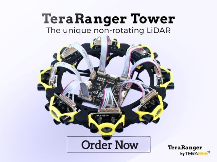TeraRanger Tower – nová konkurence pro Lidar