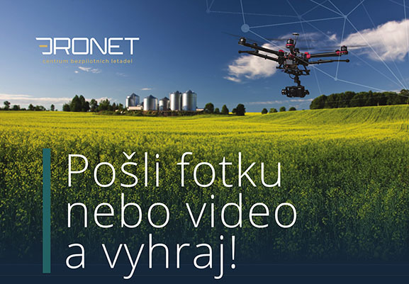 DRONET vyhlašuje soutěž FotkaFilm!