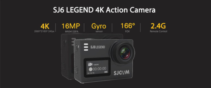 Kamera SJCAM SJ6 Legend s kupónem za 130 dolarů