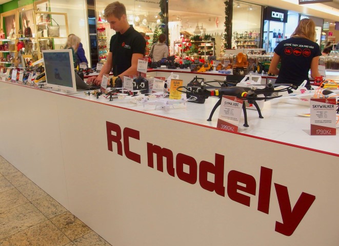 RCprofi.cz do Vánoc v brněnské Galerii Vaňkovka