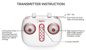 Syma X8SC radio
