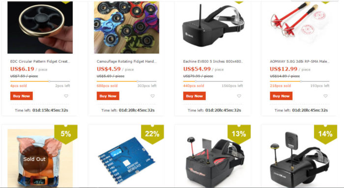 Brýle Eachine EV800, FlySky vysílač