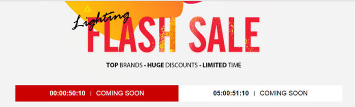 Lightning Flash sale na Gearbest