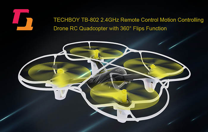 Techboy TB-802 – dron, který lze ovládat pohybem ruky