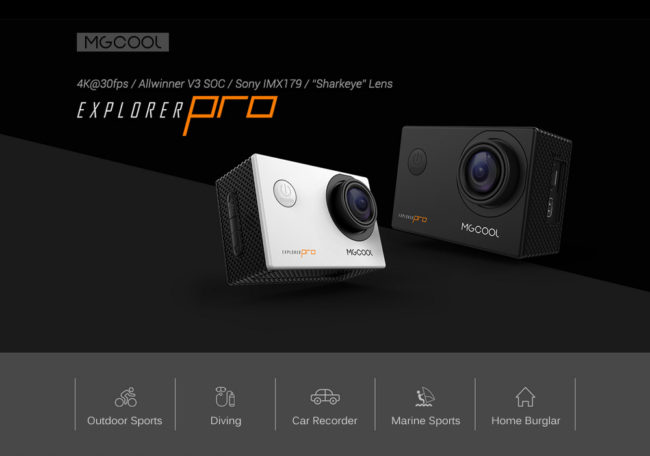 MGCOOL Explorer Pro 4K – zajímavá kamera za zajímavou cenu