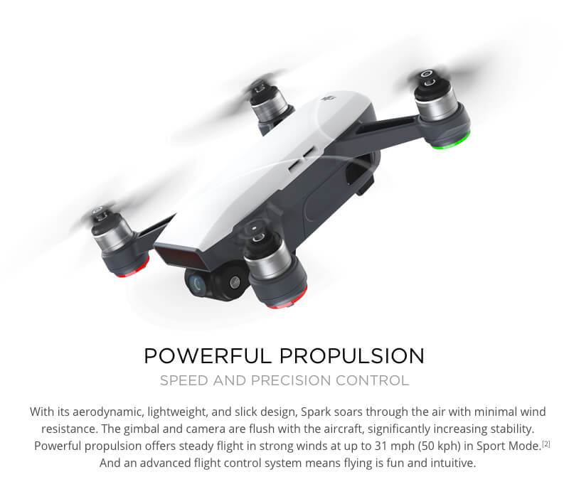 Malý DJI Spark koupíte jen za 529,99$