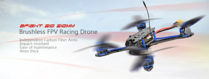 Bfight 210 – závodní dron s váhou 267 gramů