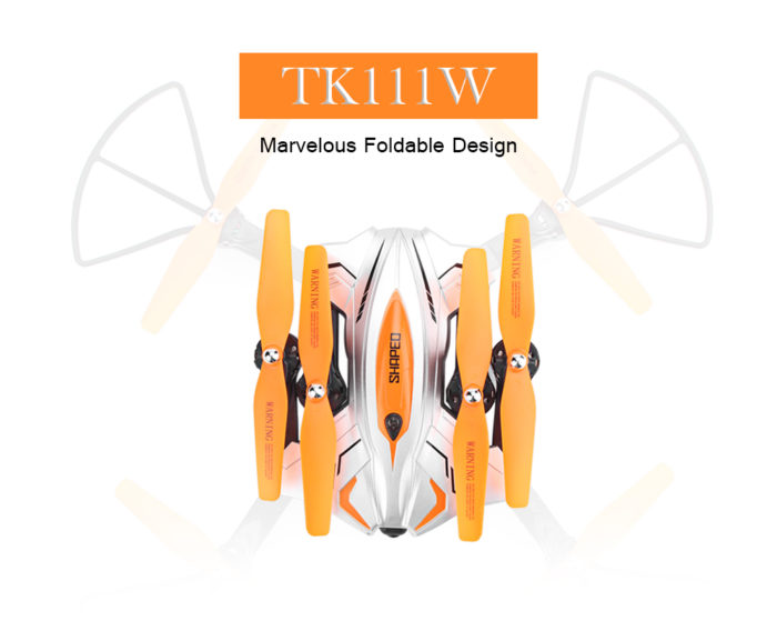 TKKJ TK11W – další skládací dron s barometrem