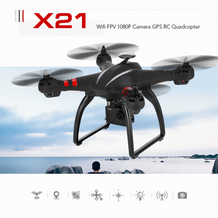 Dron Bayangtoys X21 s FullHD kamerou a GPS nyní koupíte jen za 183,99$
