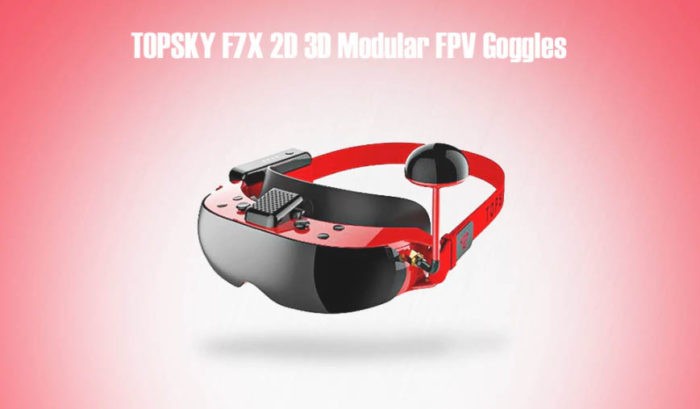 Topsky F7x – modulární FPV brýle s HD displeji