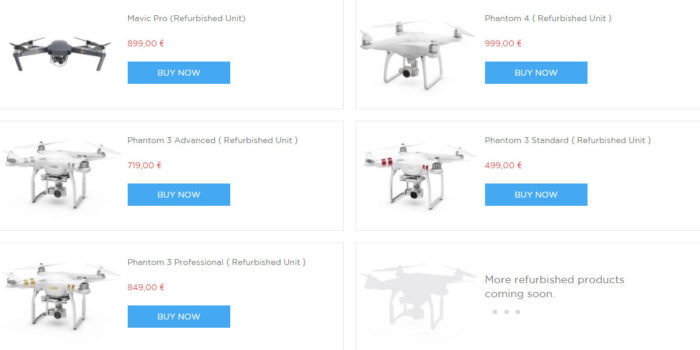 DJI refurbish