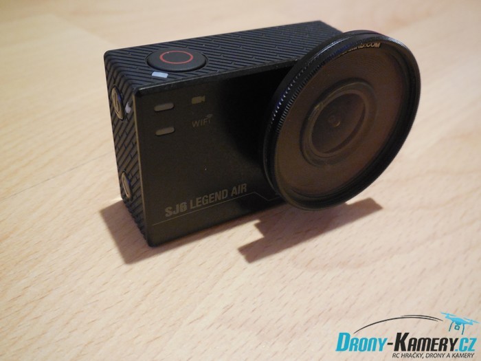 Recenze SJCAM SJ6 Legend Air – kamera s UV filtrem v balení