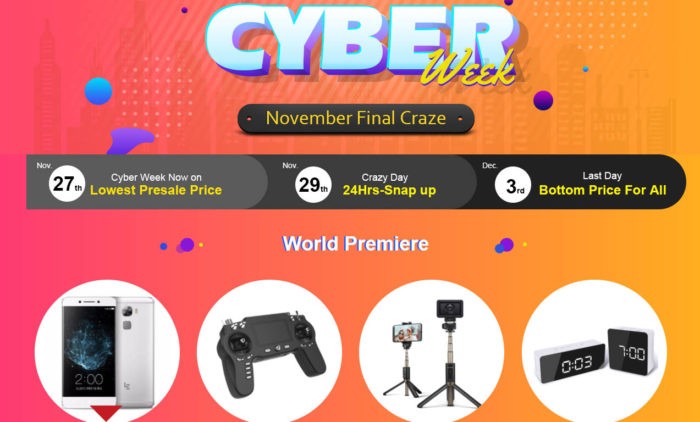 Banggood a jeho Cyber Week je tady!