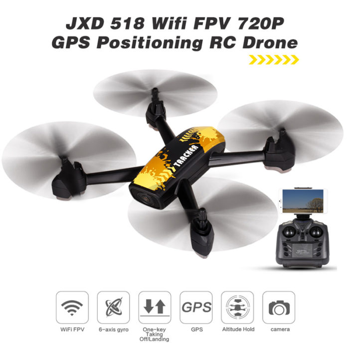 JXD 518 – levný dron s GPS a HD kamerou