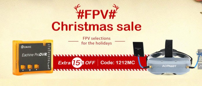 Nakupte si FPV vybavení s 15% slevou