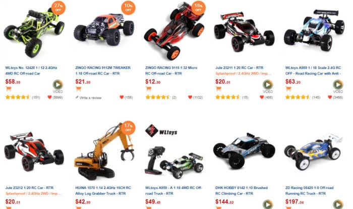 RC auta u Gearbestu