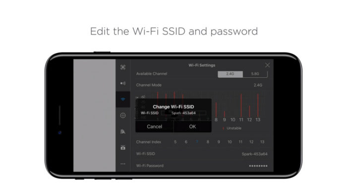Jak resetovat Wi-Fi u DJI Spark