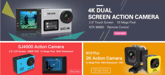 Produkty od SJCAM ve výprodeji na Gearu