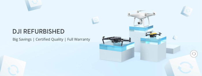 Repasované drony DJI za skvělé ceny v nabídce DJI Store