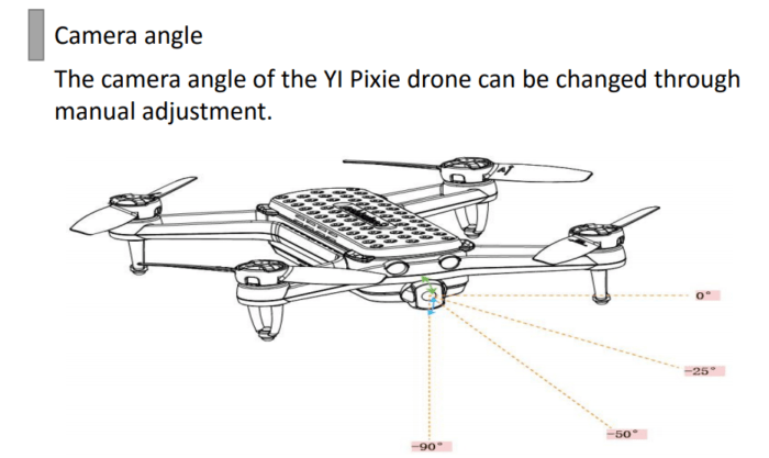 Yi Pixie Drone kamera