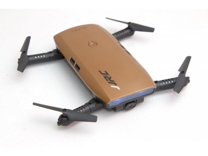 Skládací JJRC H47 Elfie v kávové barvě ve flash sale