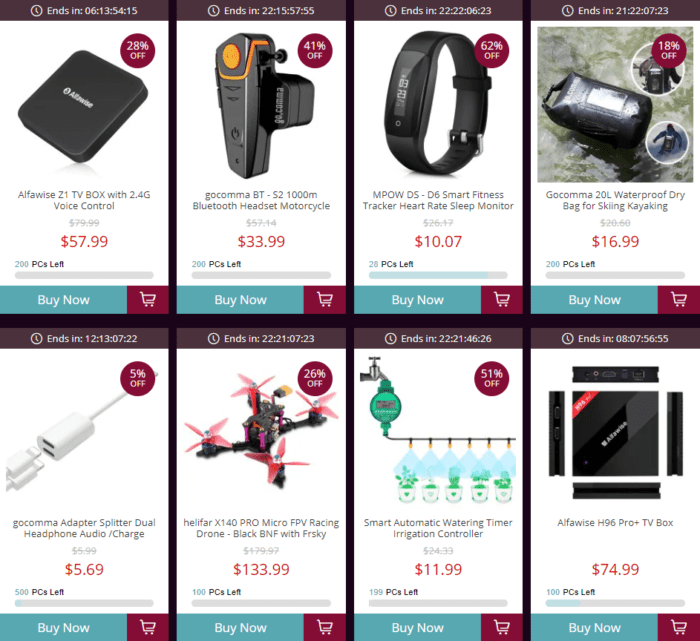 výprodej elektra - Gearbest