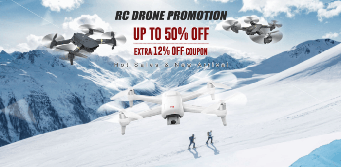 Banggood a jeho výprodej dronů s 20% slevou