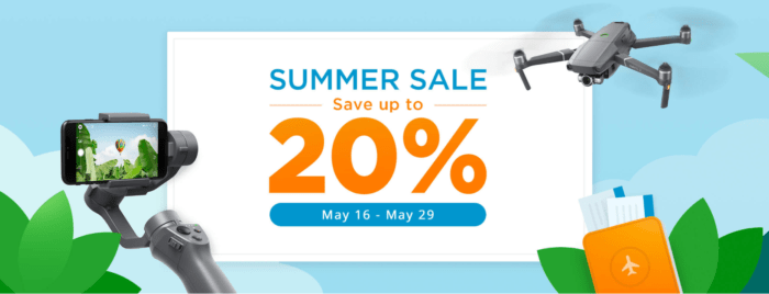 20% sleva na DJI Store