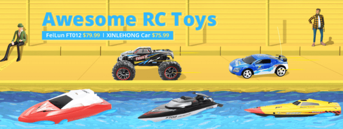 Gearbest a jeho výprodej RC modelů