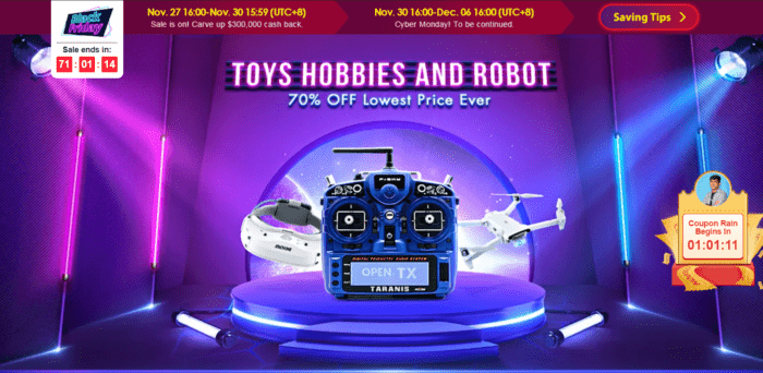 RC výprodej k Black Friday