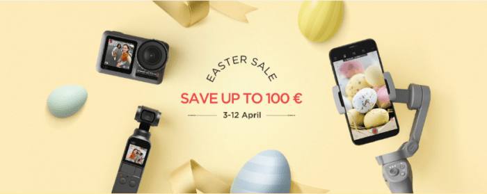 Velikonoční porce slev na DJI Store