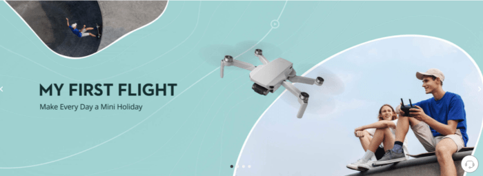 Ochutnejte nabídku z DJI store