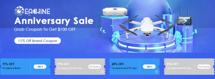 Brand sale Eachine plný slev