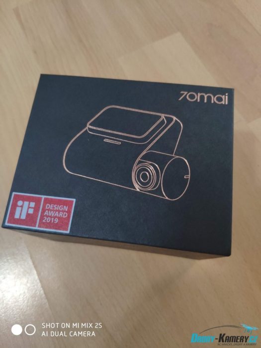 balení Xiaomi 70mai Dash Cam Pro