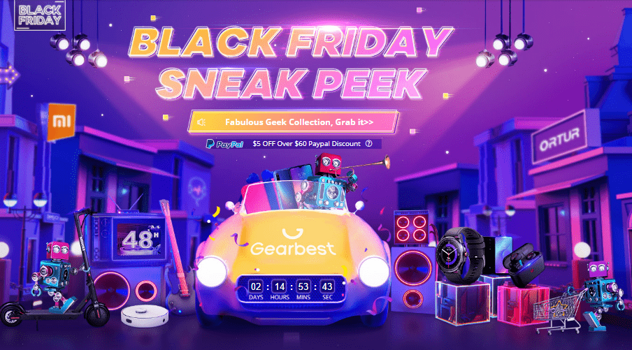 Black Friday na Gearbestu