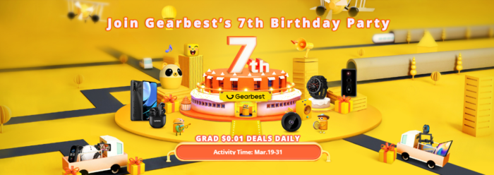 Gearbest slaví 7. narozeniny a přináší pořádnou porci slev