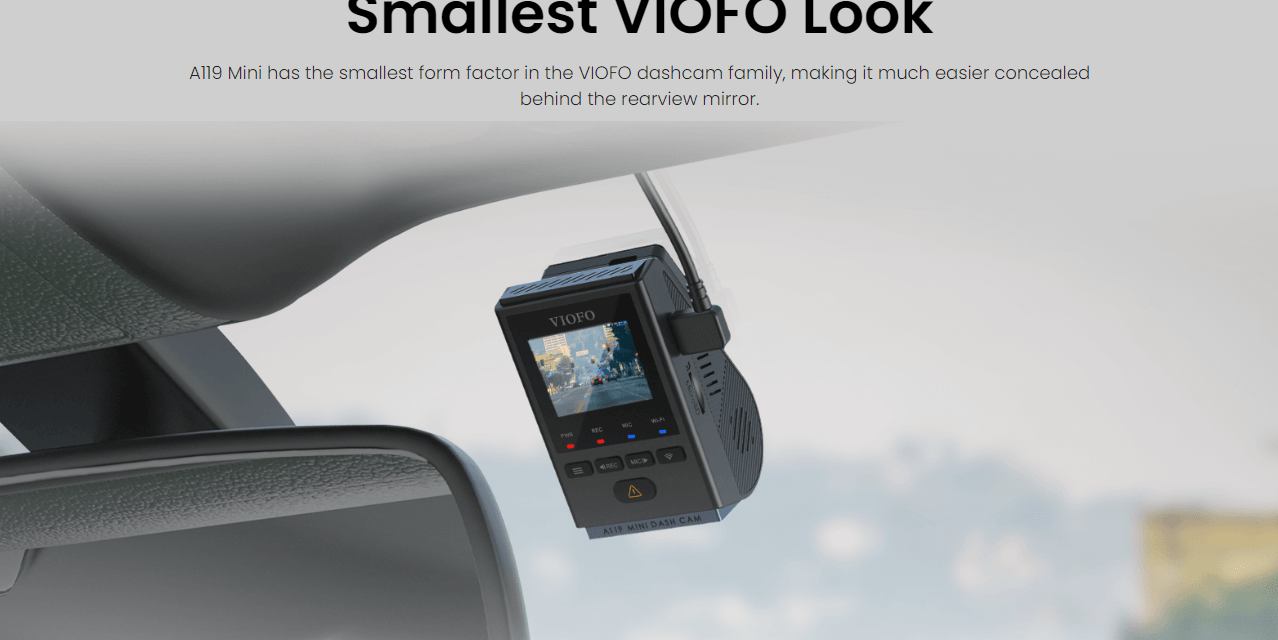 VIOFO A119 Mini 2 – Kompaktní kamera s vysokým výkonem
