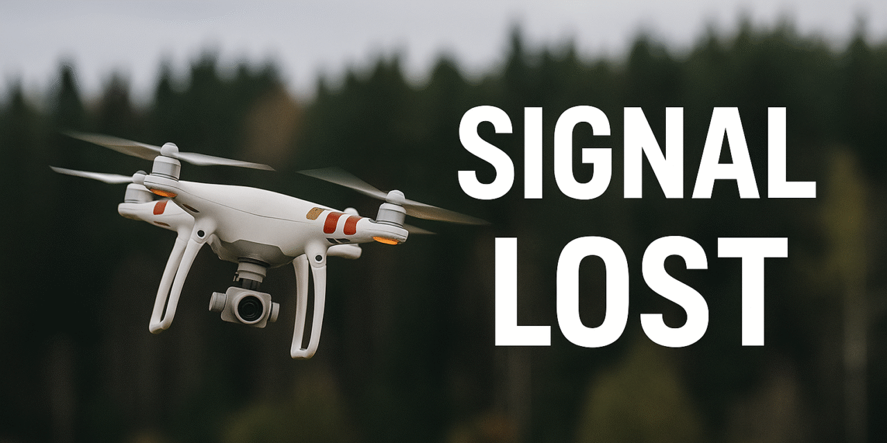 Co dělat, když ztratíš signál s dronem